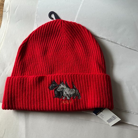 Polo Ralph Lauren Scottie Dogs Beanie